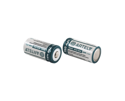 Аккумуляторные батареи RCR123 ARTELV 3.7V Li-Ion 750 mAh