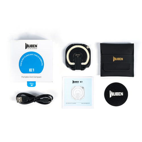 Фонарь для смартфона Wuben E1 Black — фото 13