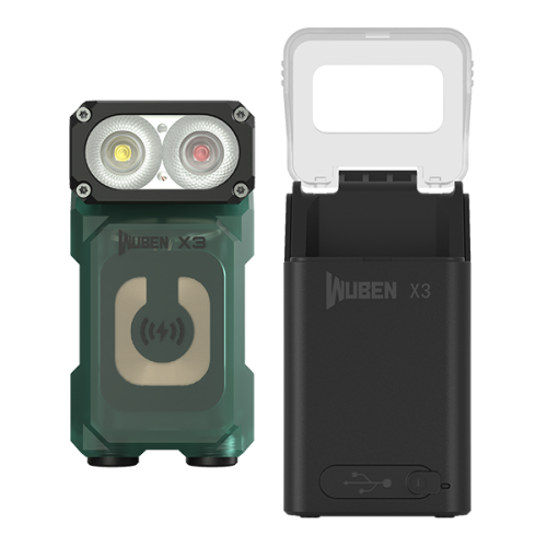 Светодиодный фонарь Wuben X3 Green Pro — фото 4
