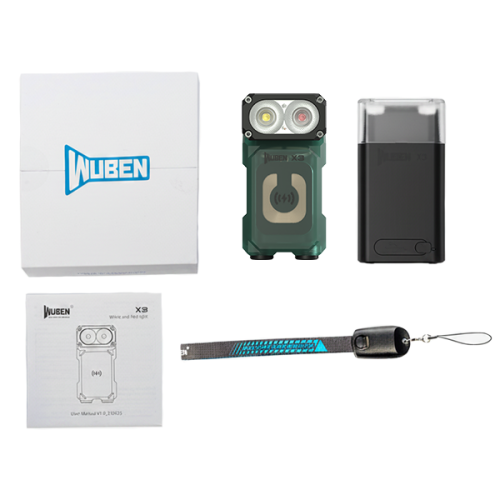 Светодиодный фонарь Wuben X3 Green Pro — фото 5