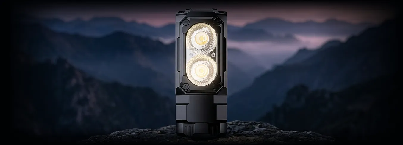 Налобный аккумуляторный фонарь Wuben E7 Black 5000K