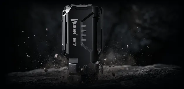 Материал корпуса налобного фонаря Wuben E7 Black 5000K