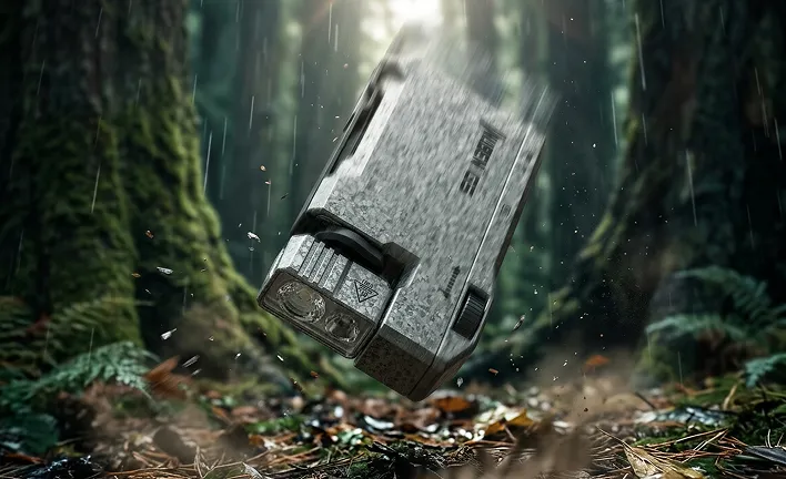 Ударопрочность корпуса фонаря-брелока Wuben G5 Grack NEW