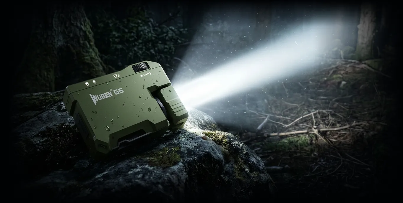 Умное управление фонарика-брелока Wuben G5 Green NEW