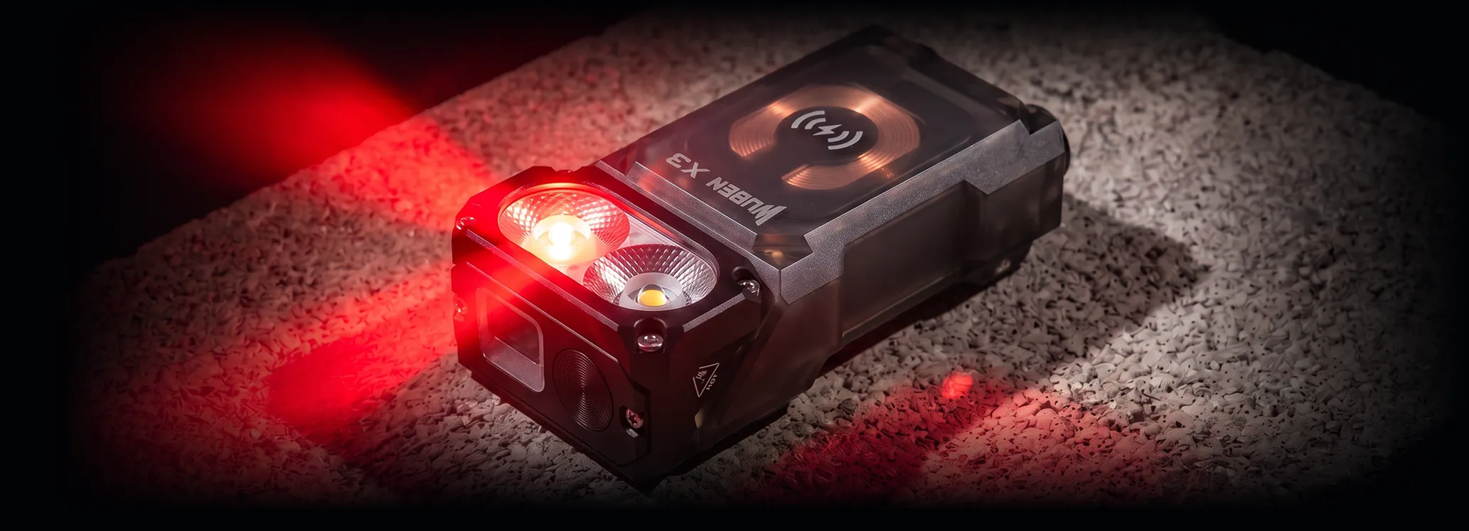 Передовой цифровой драйвер фонаря Wuben X3 Black Pro