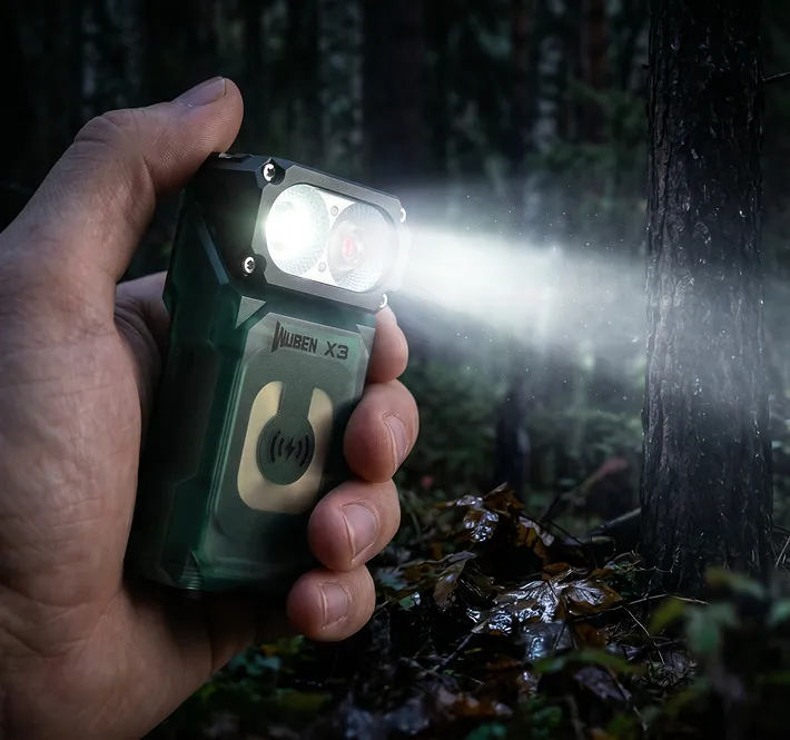 Беспрецедентная автономность фонаря Wuben X3 Green Pro
