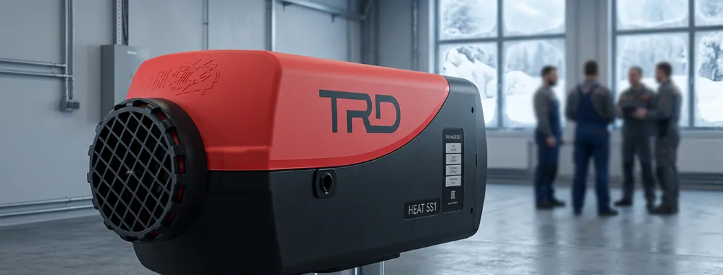 Дизельный теплогенератор TRD на техническом объекте
