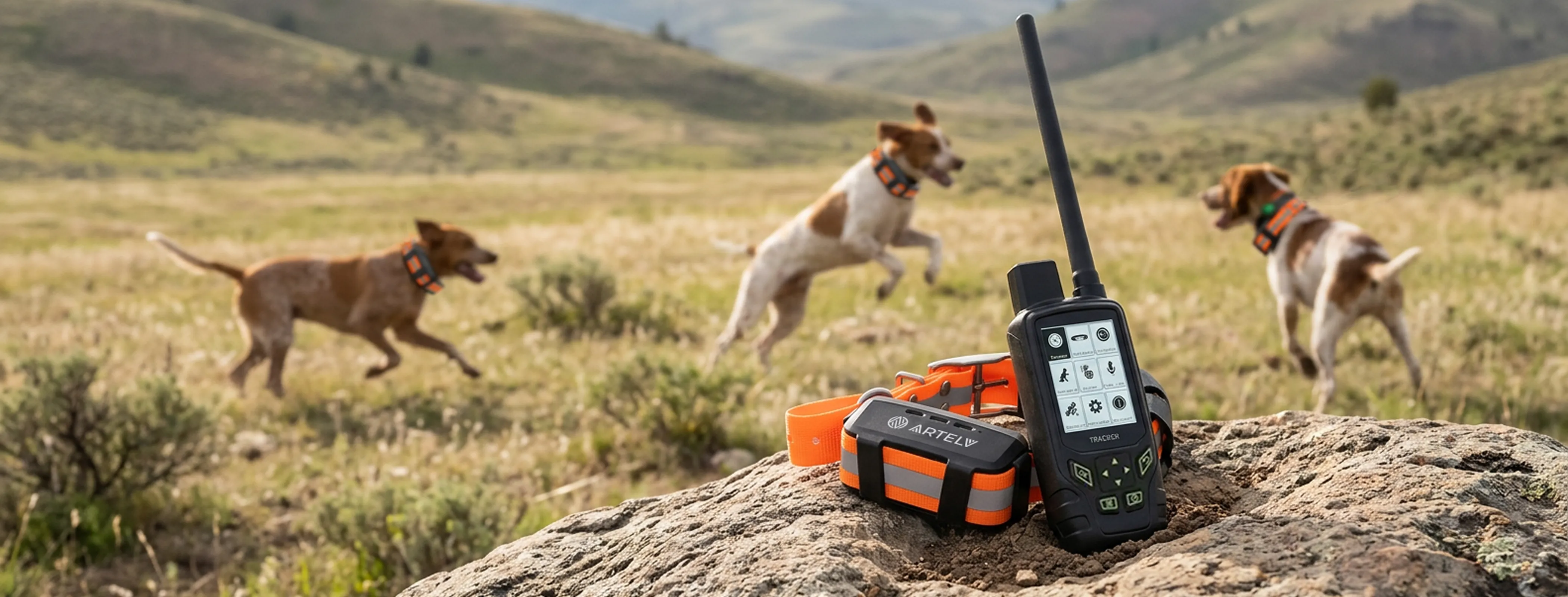 GPS ошейники ARTELV TRACKER и пульт-ресивер для контроля собак на любой дистанции
