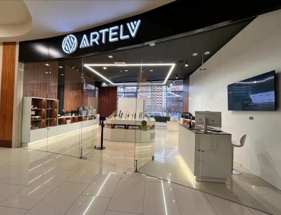 Демонстрационная зона шоурума ARTELV